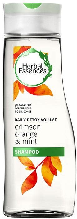 Herbal Essences Daily Detox Volume Crimson Orange And Mint Shampoo 400 —