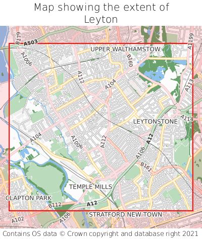 Where is Leyton? Leyton on a map