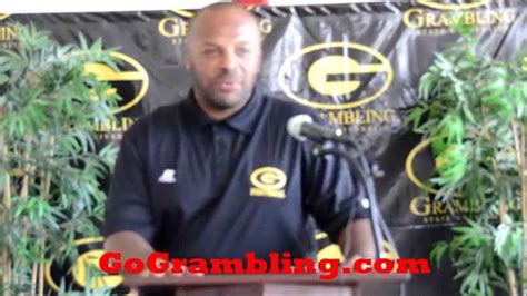 Grambling State U Media Day 2015 Head Football Coach Broderick Fobbs