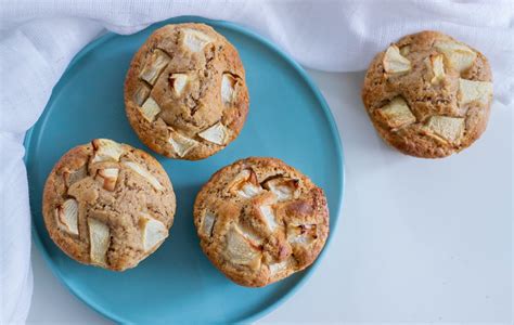 Vegane Apfel Zimt Muffins Spinatkopf