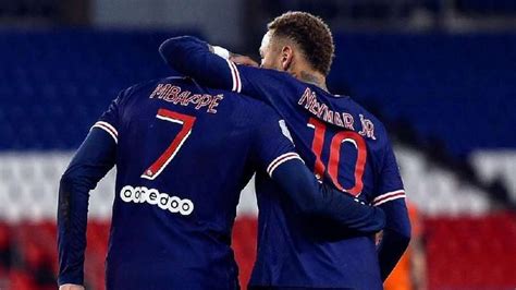 Foto Mbappe Dan Neymar Siap Tempur Messi Masih Libur