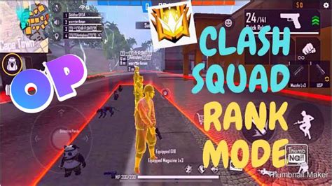 Op Gameplay Of Clash Squad Rank Op Youtube