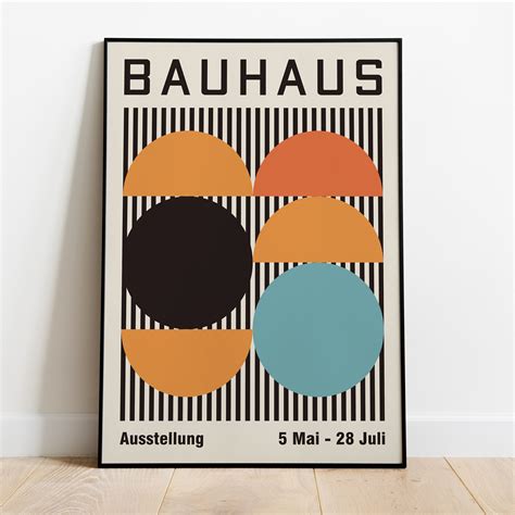 Geometric Bauhaus Poster Ausstellung / Exhibition Wall Art - Etsy