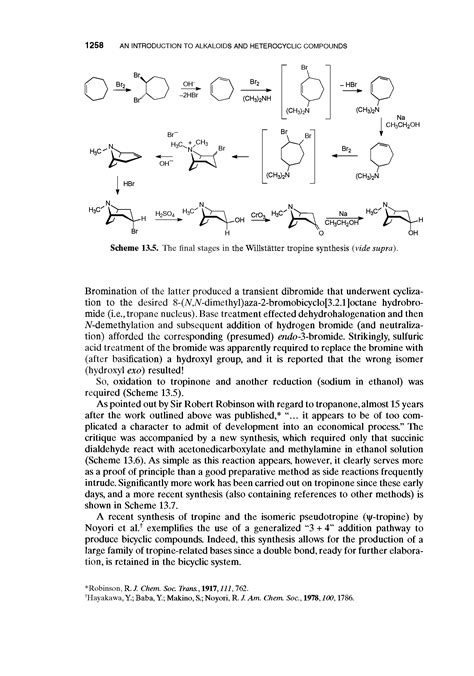 Tropine synthesis - Big Chemical Encyclopedia