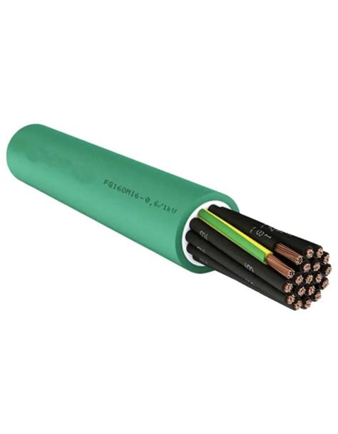 Cable de energía multipolar FG16OM16 16x1 5 mm2 0 6 1 kv Amarillo Verde