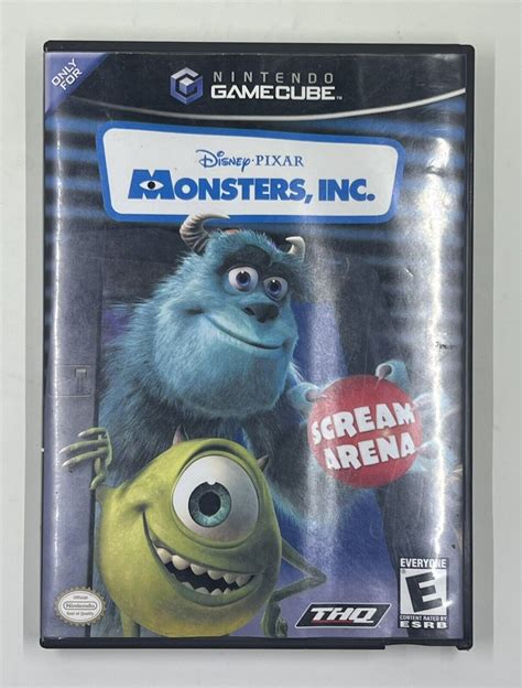 Nintendo Gamecube Game Monsters Inc Scream Arena Cib Tested And Working