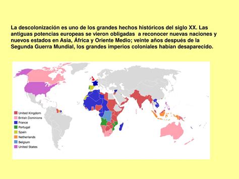 PPT LA ÉPOCA DE LA DESCOLONIZACIÓN PowerPoint Presentation free