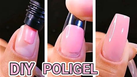 How To Make Polygel At Home Poligel Nail Art Tutorial Diy Poligel