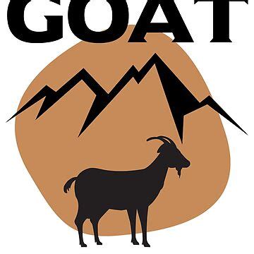 "Big Thunder Mountain GOAT" Sticker for Sale by Web CreationsNL | Redbubble