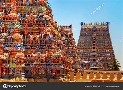 Temple of Sri Ranganathaswamy in Trichy. Stock Photo by ...