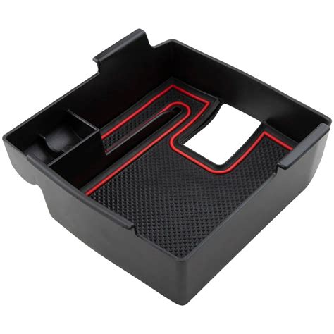 Center Console Armrest Storage Box Organizer Tray Armrest Box Storage