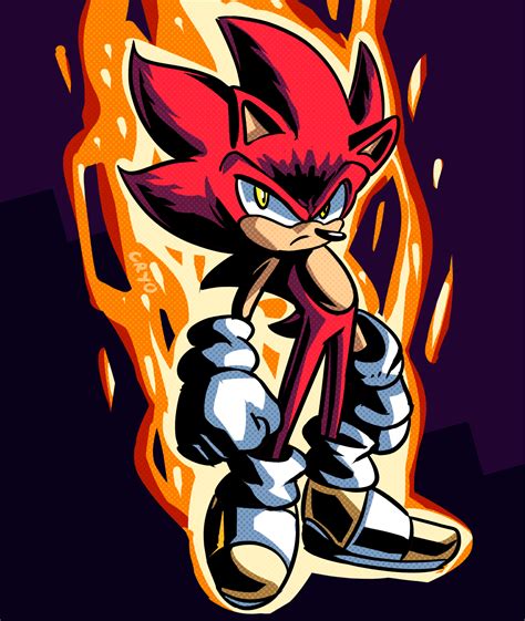 Fire Sonic by CryoGX on Newgrounds