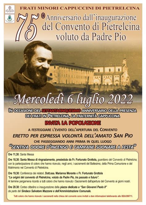 Anniversario Della Nascita Di Padre Pio Padre Pio Convento Frati