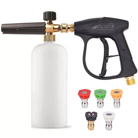 Snow Foam Pressure Washer Gun Car Wash Soap Lance Cannon Spray Jet