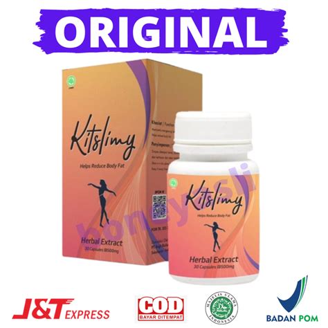 Jual Kitslimy Slimming Capsule Original Obat Jamu Pelangsing Badan