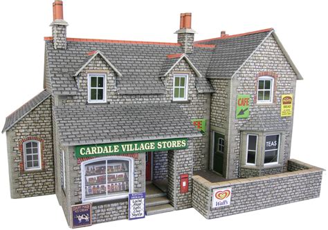 PO254 00/H0 Scale Village Shop & Cafe - Metcalfe Models