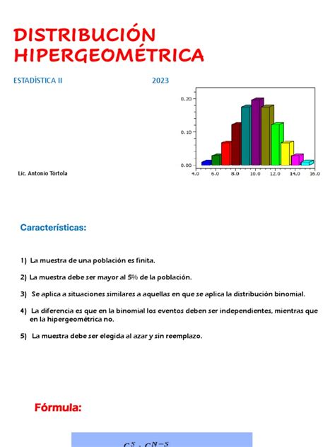 Distribución Hipergeométrica Características Fórmula Y Ejemplos