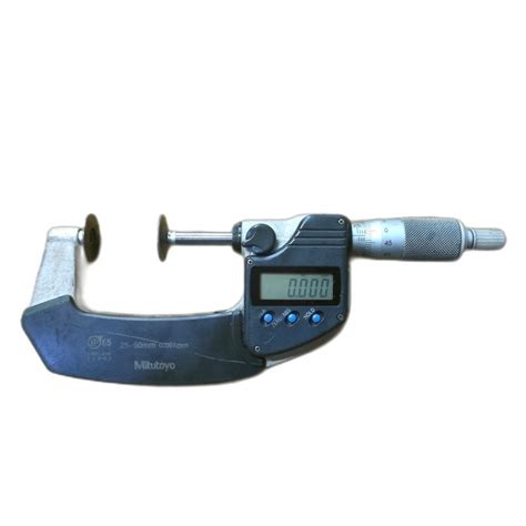 Jual Micrometer Mitutoyo Disk Digital 25 50mm 0 001mm Seken Mulus