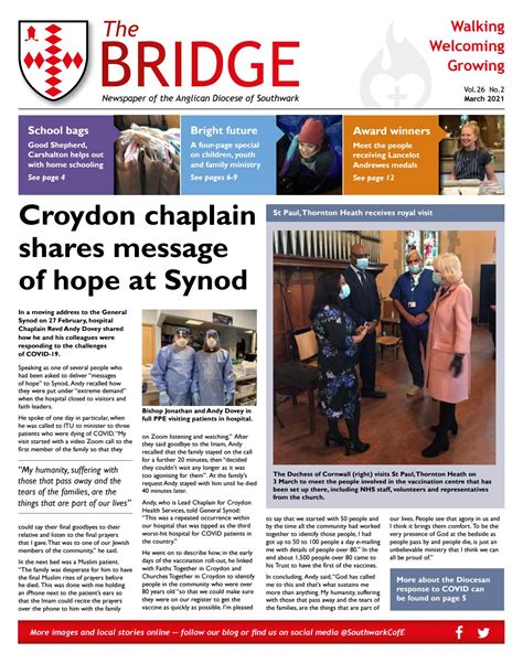 The Bridge March 21 By Southwarkcofe Issuu