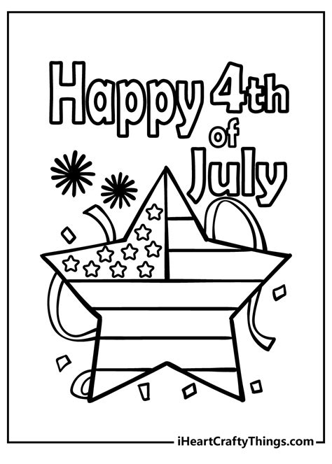 Free Printable Th Of July Coloring Pages Everfreecoloring