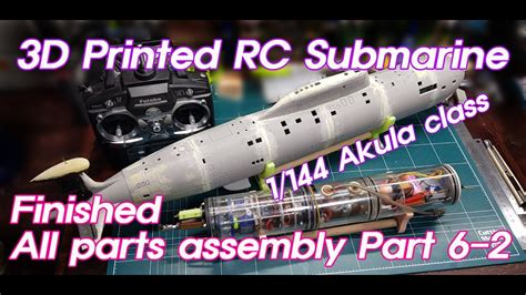 D Printed Rc Submarine Part Youtube