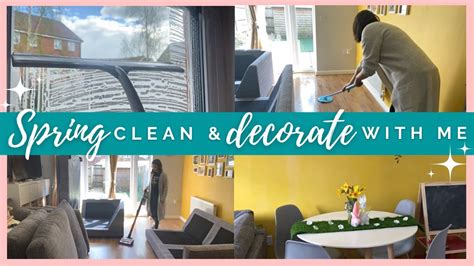 Spring Clean Decorate With Me For Easter Cleaning Motivation Uk