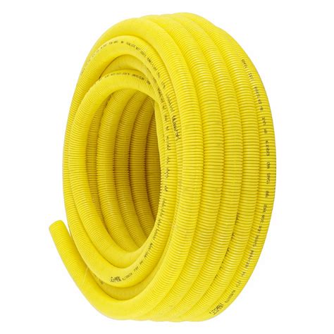 Conduite 3 4 Pvc Flexivel Amarelo Corrugado Rolo 10M Adtex Dn25mm