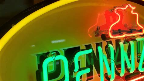 Pennzoil Single Sided Tin Neon 18x31 For Sale At Auction Mecum Auctions