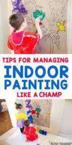 Indoor Painting Activities with Kids - Tips and Tricks from Busy Toddler