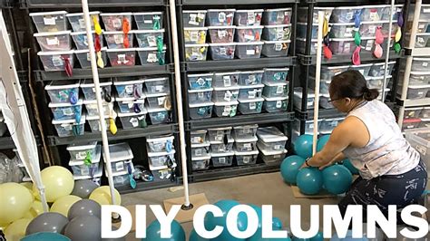 DIY Balloon Columns Balloon Column Tutorial How To Make A Balloon