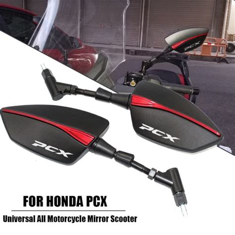 【car accessories】┇ PCX CNC Motorcycle Accessories Rear View Rearview Mirrors Side Mirror For ...