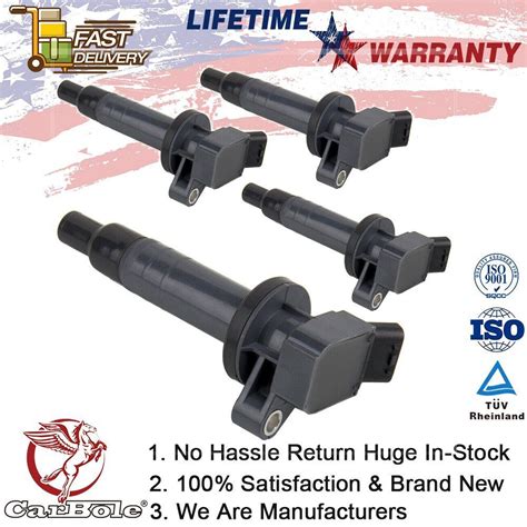 Pack Uf Ignition Coil For Toyota Corolla Matrix Chevy Prizm