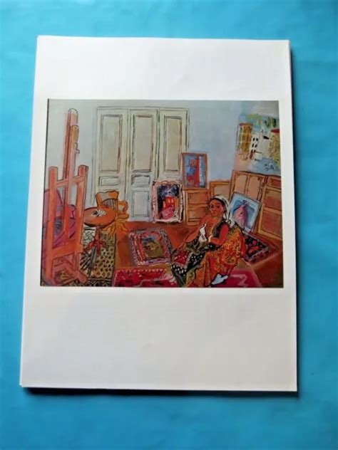 Ancienne Art Print Poster Peintre Raoul Dufy Mod Le Hindou Dans L