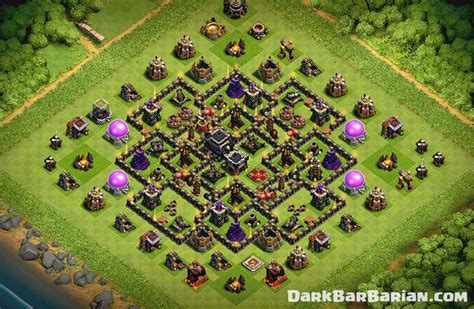 New INSANE TH9 WAR/TROPHY[defense] Base 2019!! COC Town Hall 9 War Base ...