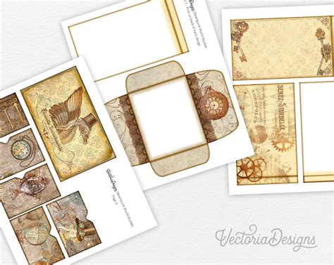 Steampunk World Mini Project Booklet Craft Kit Vacation Crafts Folio