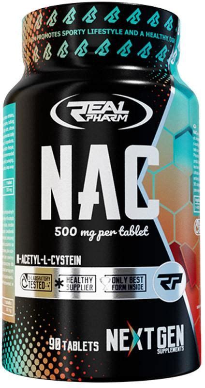 Real Pharm Nac 500G 90Tabs Ceny I Opinie Ceneo Pl