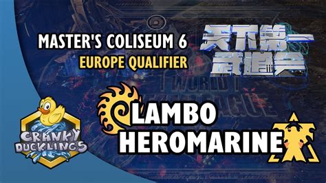 Lambo Vs Heromarine Zvt Master S Coliseum Europe Qualifier