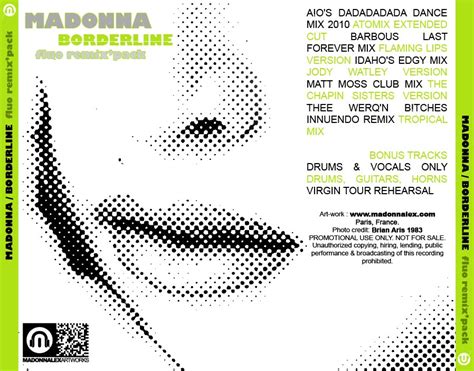 Madonna FanMade Covers: Borderline - Remixes