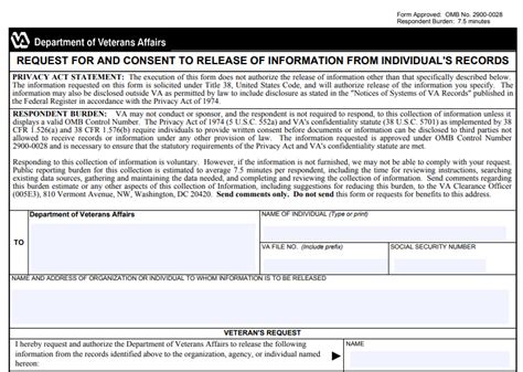 VA Form 3288 Printable Fillable In PDF VA Form