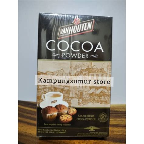 Jual Coklat Bubuk Cocoa Powder Van Houten Gr Shopee Indonesia