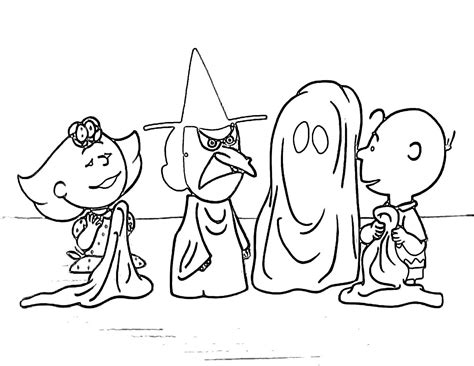 Charlie Brown Great Pumpkin Coloring Pages