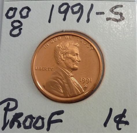 1991 S Gem Proof Cent Memorial Lincoln Cent 008 For Sale Buy Now