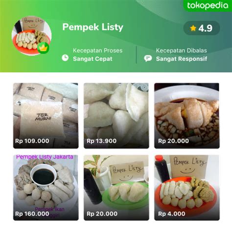 Toko Pempek Listy Online Produk Lengkap And Harga Terbaik Tokopedia