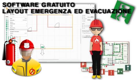 Software Vettoriale Gratis Planimetrie Emergenza Ed Evacuazione