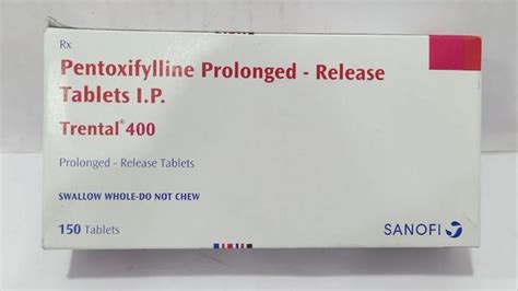 Pentoxifylline Tablets Trental Mg At Rs Stripe In Nagpur Id