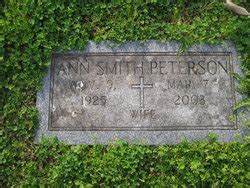 Ann Smith Peterson 1925 2003 Mémorial Find a Grave