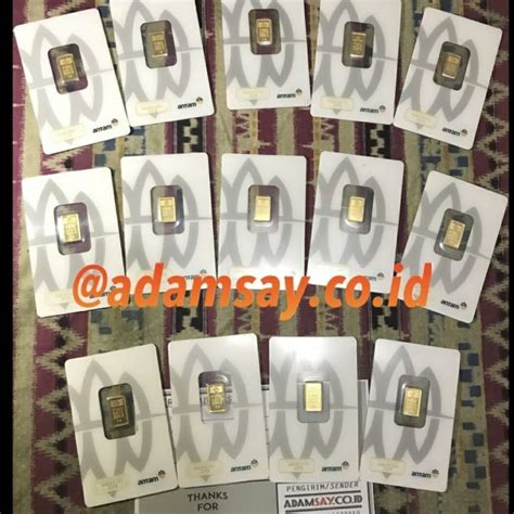 Jual Logam Mulia Emas Antam 1 Gram Murah Bersertifikat Antam Shopee