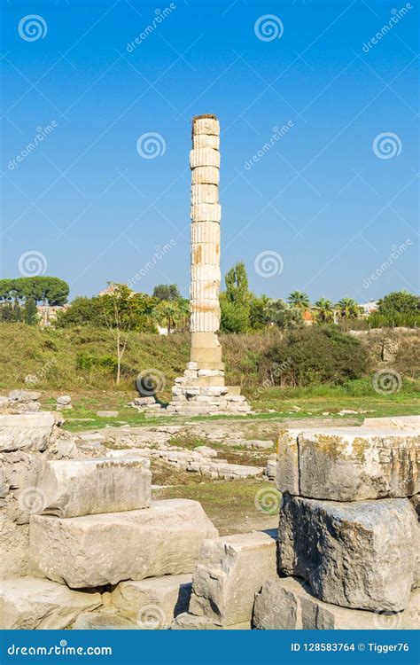 Temple Of Artemis Selcuk Turkey Stock Photo Image Of Turkey