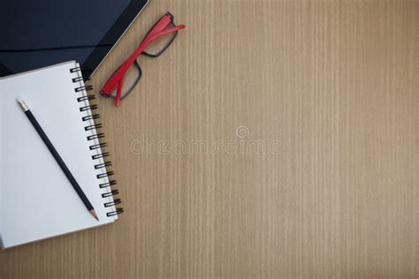 Office Concept Table Background. Stock Image - Image of pattern, book ...