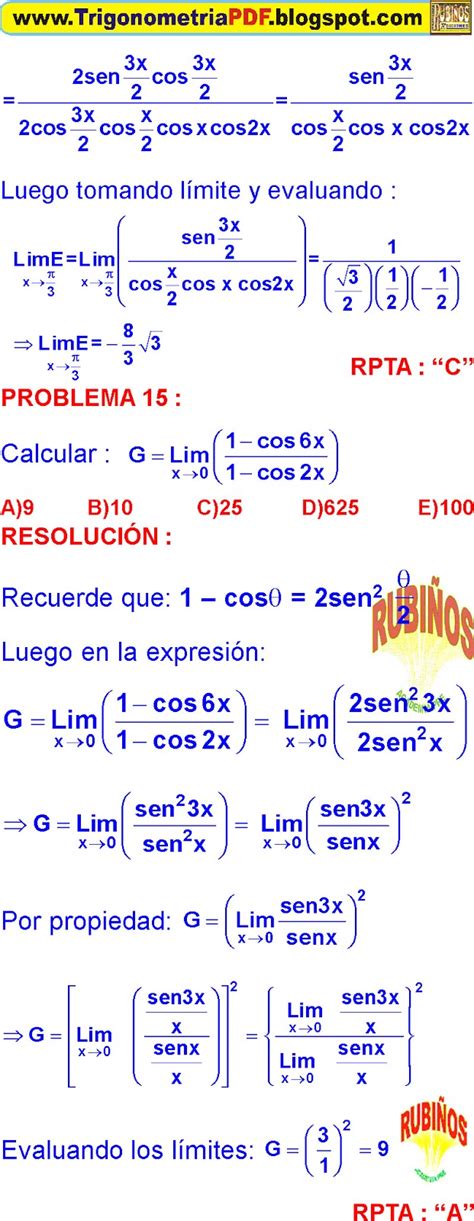 L Mites Trigonom Tricos Problemas Resueltos